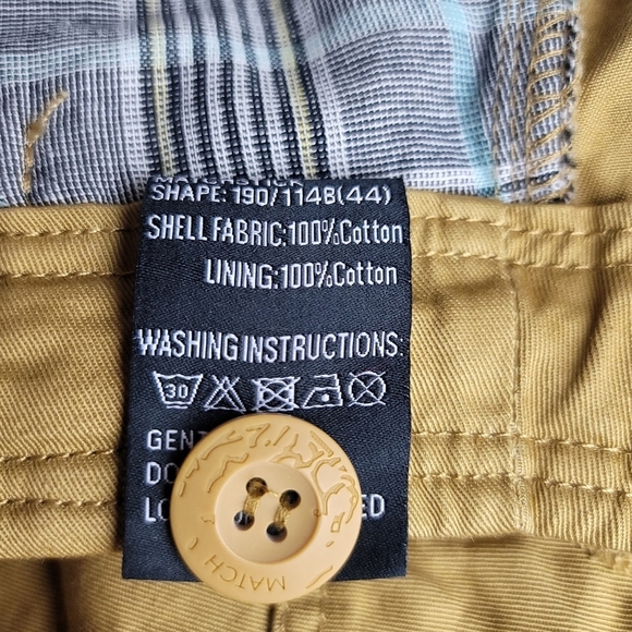 **NWT** Matchstick Men's Loose Fit Utility Cargo/Hiking Size 44 - Picture 6 of 11